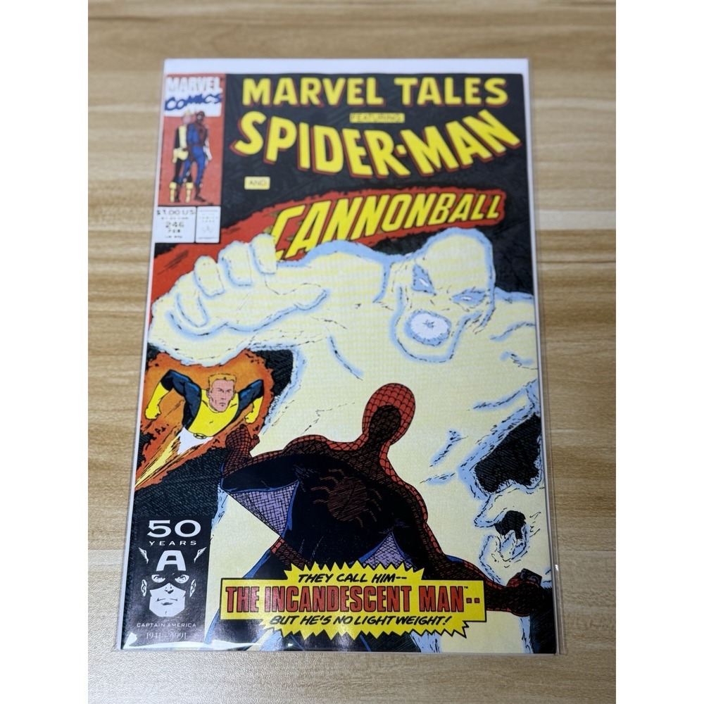 MARVEL TALES #246 Spider-Man & Cannonball Feb 1990 Marvel‎ Comics